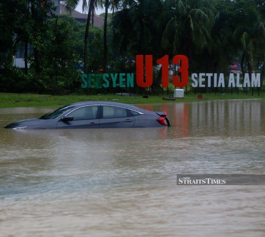 Flood in klang valley today