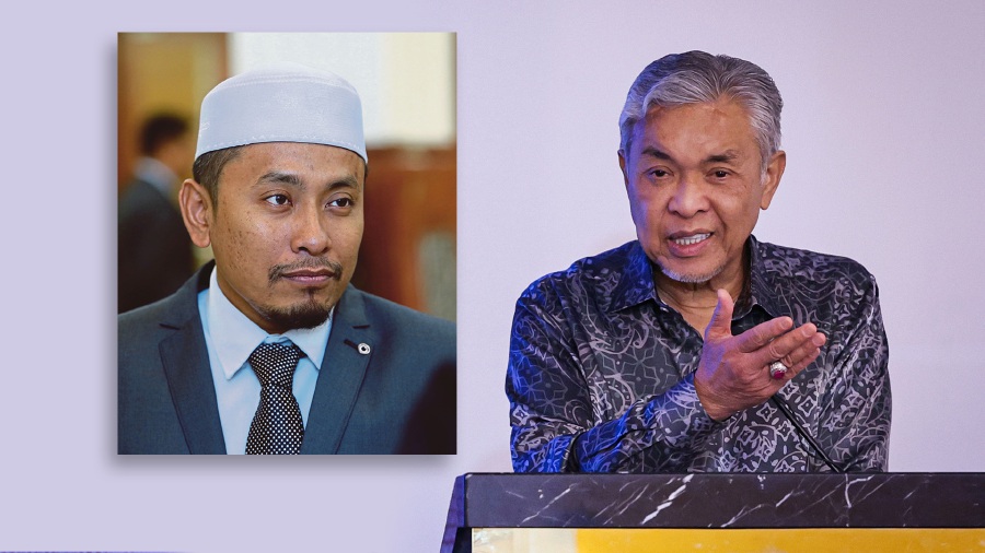 Pas information chief Ahmad Fadhli Shaari (Left) has claimed that Barisan Nasional (BN) was to blame for Muafakat Nasional’s (MN) failure. — NSTP PIC