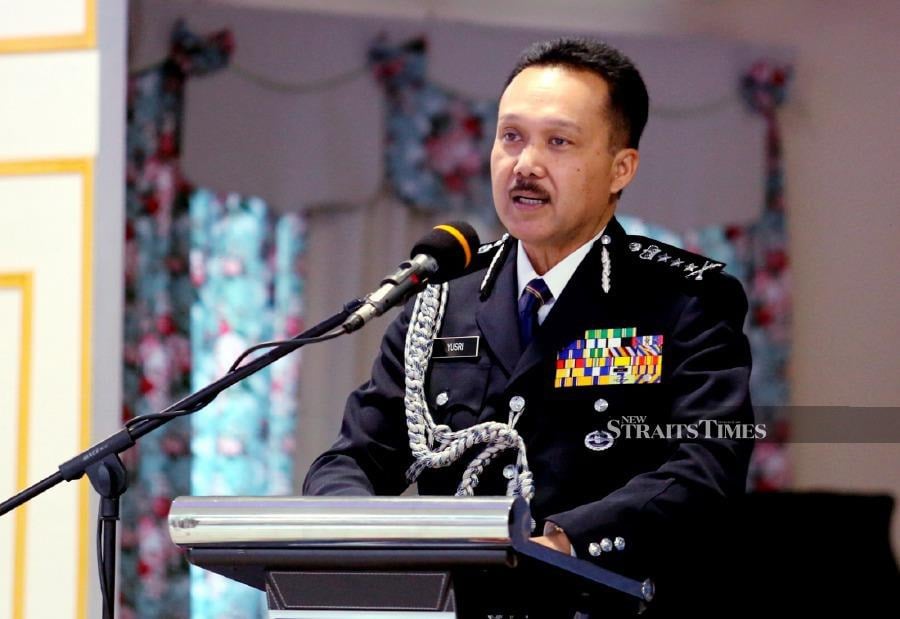 FILE: Effective July 8, Perak police chief Datuk Seri Mohd Yusri Hassan Basri will take over as Bukit Aman Traffic Enforcement and Investigation Department director, replacing Datuk Mohd Azman Ahmad Sapri. — NSTP FILE PIC