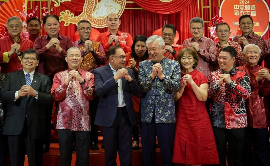 Tan Sri Low Kian Chuan at the ACCCIM’s Chinese New Year celebration here today.- BERNAMA pic