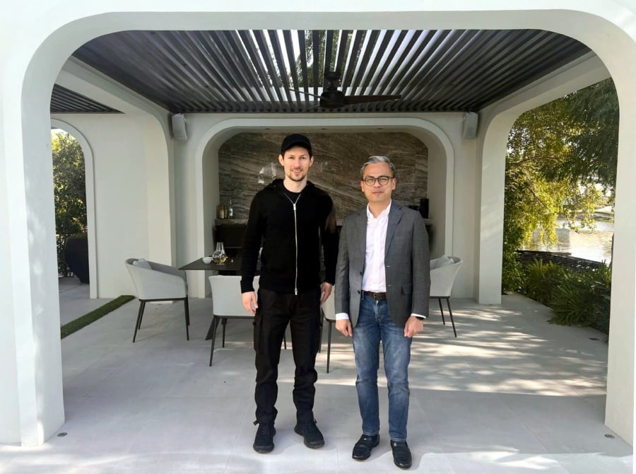 Fahmi said his meeting with Durov took place in a positive atmosphere during which they discussed, in addition to the regulatory issue of the platform, new technology and artificial intelligence (AI).- BERNAMA pic