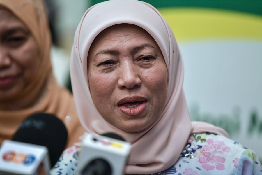 Datuk Seri Nancy Shukri said the department, together with the police, conducts screenings on all employees to ensure the safety of the children in government childcare centres.- BERNAMA pic