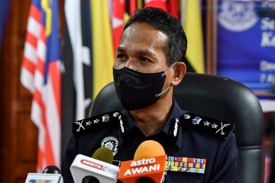 State police chief Datuk Rohaimi Md Isa said the properties were sealed following the arrest of two suspected drug pushers and seizure of drugs believed to be cannabis weighing 541.18 grams and syabu weighing 46.7 grams on Dec 9, 2020.- BERNAMA Pic