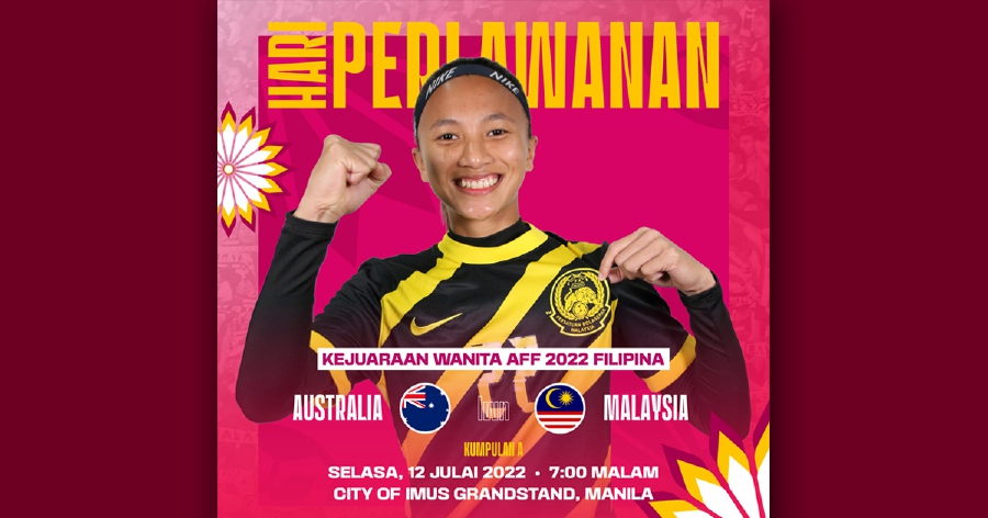 That chance will come when Malaysia meet 2023 World Cup co-hosts Australia in their final Group A match at the AFF Championship in Manila later today.- Pic credit Facebook FAM