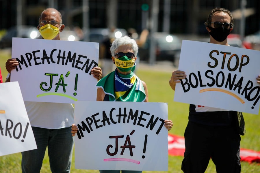 New Brazil Protests Seek Bolsonaro S Removal Over Covid Response