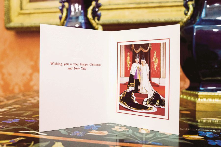 King Charles selects coronation photo for Christmas card New Straits