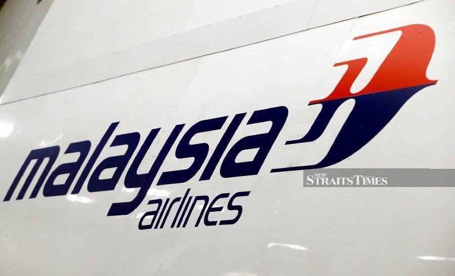 Logo Malaysia Airlines. NSTP/HAIRUL ANUAR RAHIM