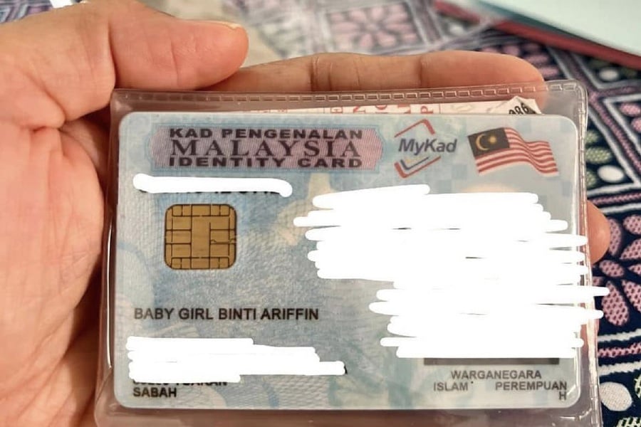 A programme organiser from Sabah was left astounded after learning one of her participant’s actual names– Baby Girl Ariffin– during a leadership programme. - Pic from Social Media
