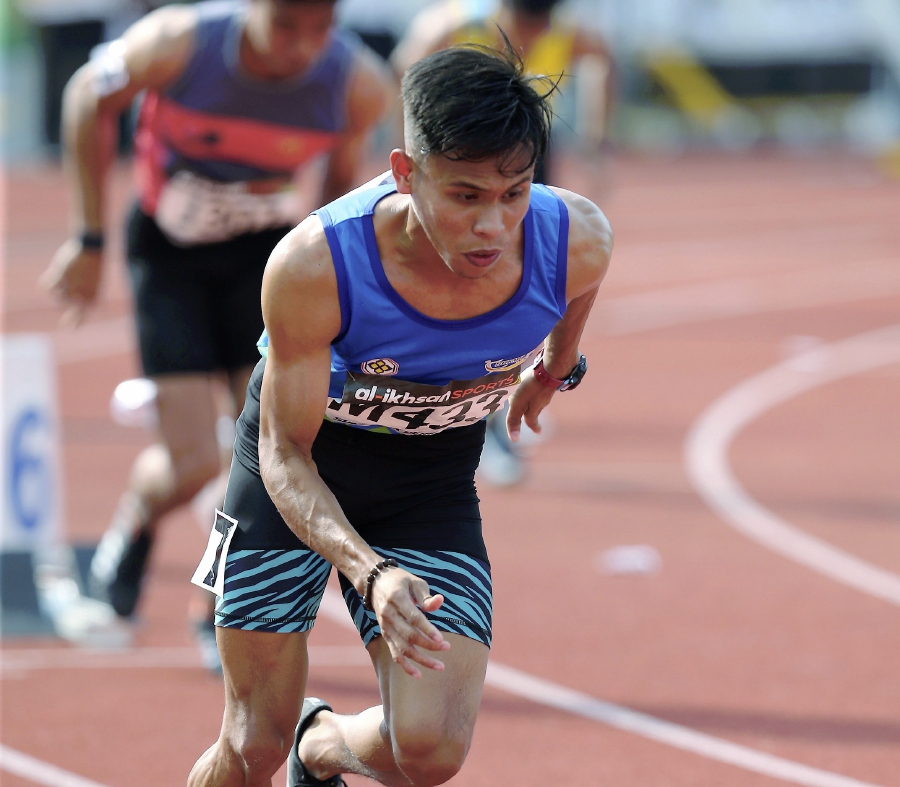  Those responsible for Melaka’s speed demon Badrul Hisyam Abdul Manap missing from the 100m race in the Malaysia Games will have to answer for it. Pix by L. Manimaran