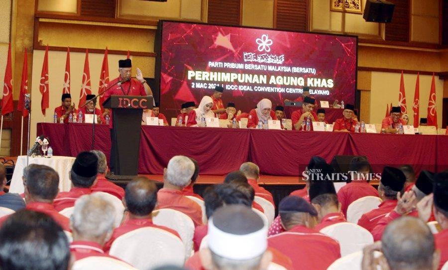 Parti Pribumi Bersatu Malaysia’s (Bersatu) amended constitution would have little to no impact in resolving the party’s internal conflicts. - NSTP/HAIRUL ANUAR RAHIM