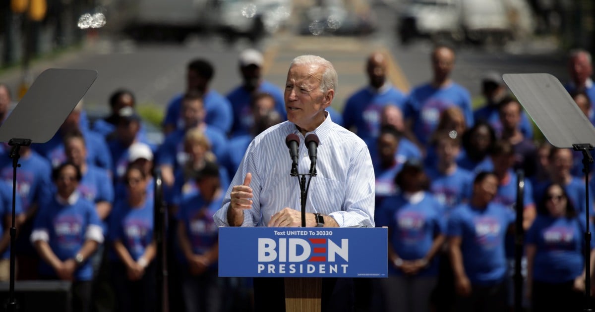 New Poll Shows Biden With Big Lead Over Trump | New Straits Times