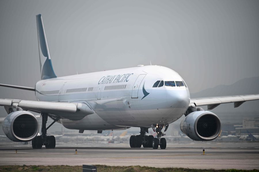  A Cathay Pacific Airways plane bound for Penang was forced to turn to Hong Kong minutes after taking off, due to an “unusual odour” in the plane’s cabin after it took off this morning. - AFP file pic