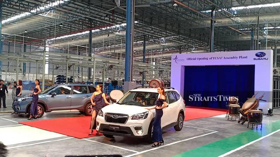 The newly-launched plant is also the first plant outside of Japan that only produces Subaru vehicles.Pic by Goh Thean Howe