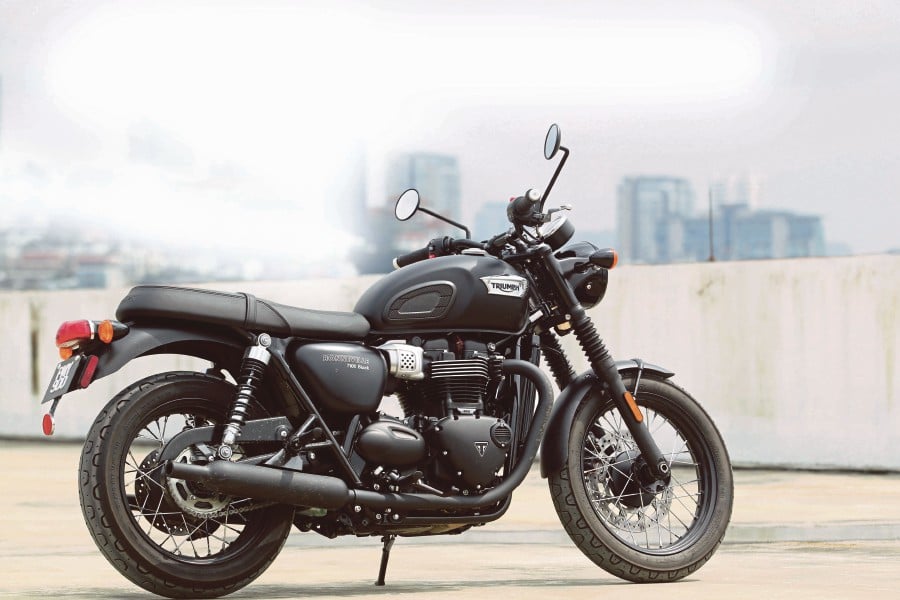 T100 Black: Triumph's timeless Bonneville | New Straits Times ...