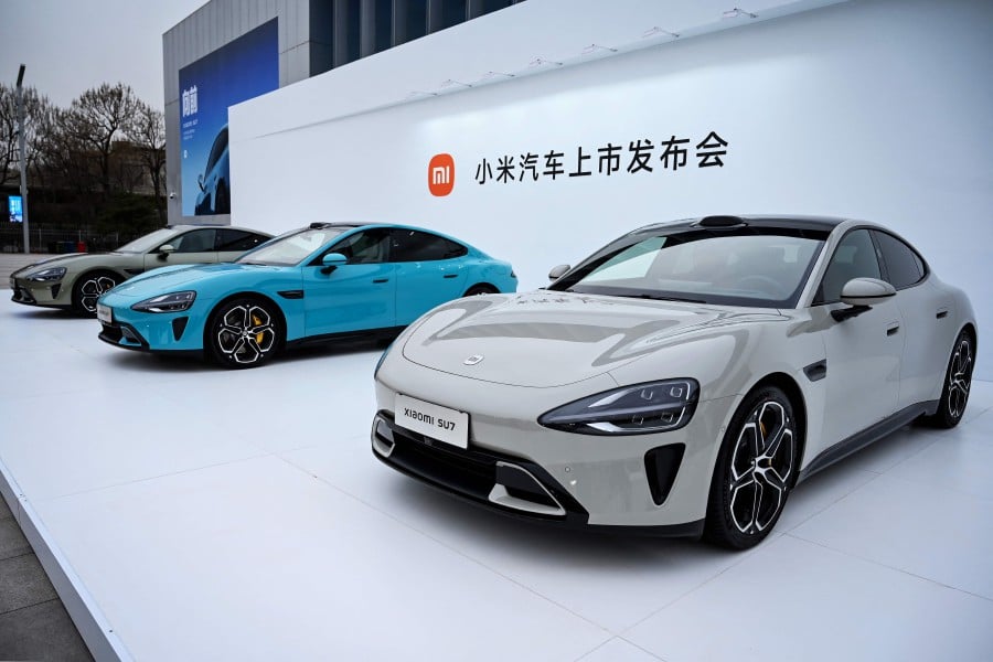 Xiaomi has promised it will be "the best-looking, best-driving and smartest car" priced under 500,000 yuan. -- AFP photo