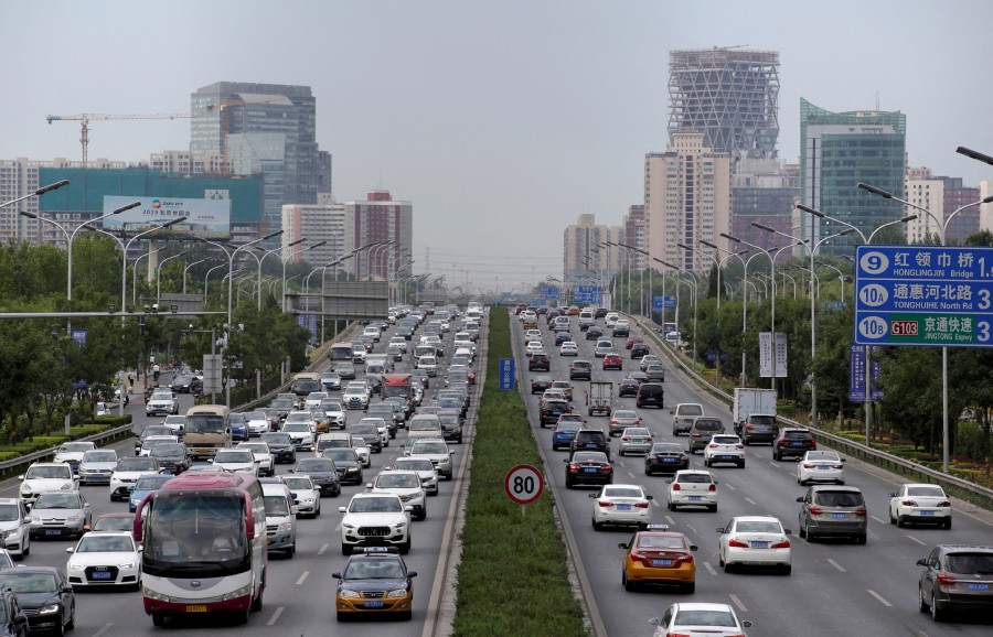 The world’s biggest auto market also became the top auto exporter for the first time in 2023, with the CPCA announcing at a press conference that exports of cars jumped 62% to a record 3.83 million vehicles. -- Reuters photo