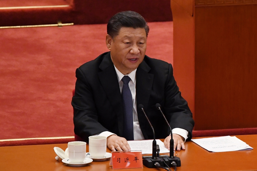 China will continue to open its doors to the world, while advancing trade and investment liberalisation and facilitation, said its president Xi Jinping. (Photo by NOEL CELIS / AFP)