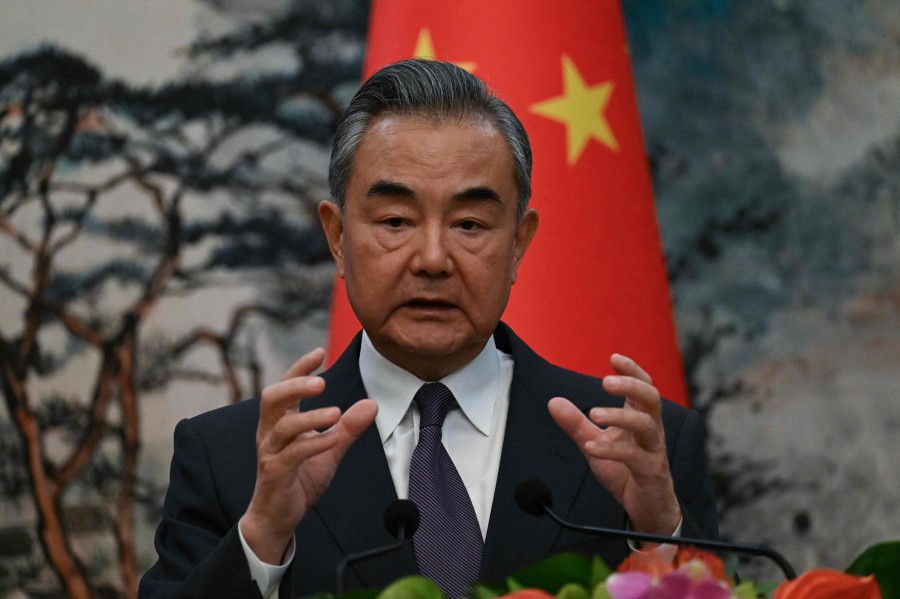 China's Foreign Minister Wang Yi. - AFP Pic
