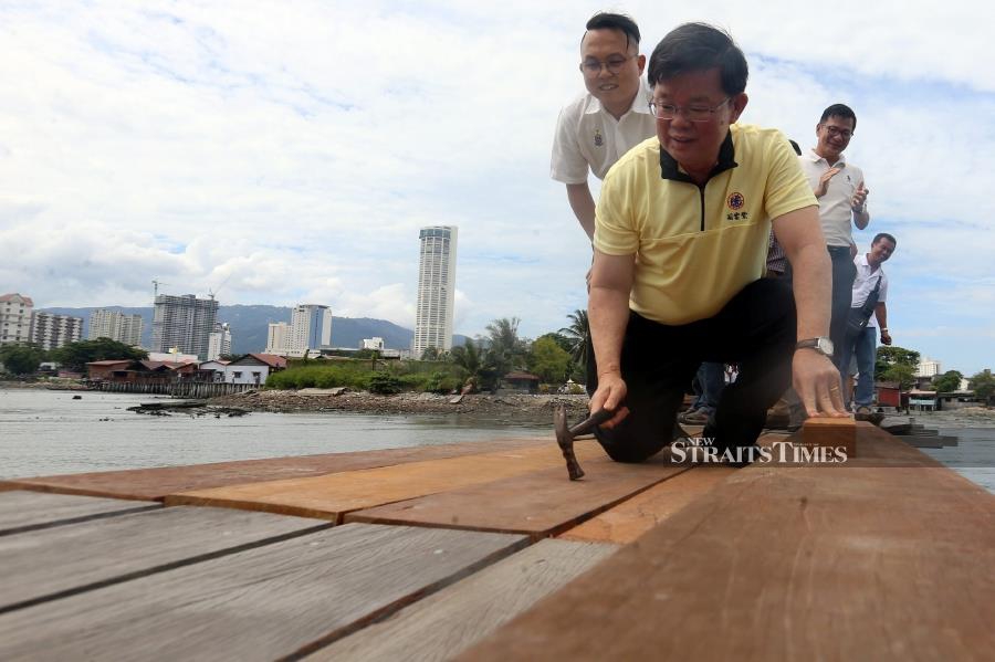 Penang Chief Minister Chow Kon Yeow said the state government, via the district office, had conducted periodic repair works two to three years ago. - NSTP/DANIAL SAAD