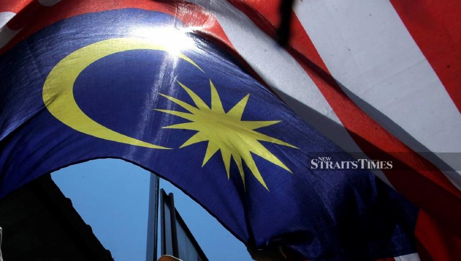 (File pix) Photo shows a woman with the Malaysian flag. Article 15A provides special powers to federal administrators to register a person under the age of 21 as a citizen. Pix by NSTP/ Muhd Asyraf Sawal 