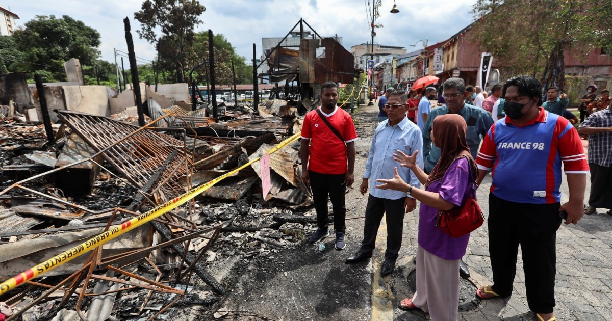 Cause Of Kampung Cina Shophouse Fire To Be Known In 2 Days, Says Exco ...