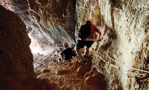 Explore caves in Damai Wall, Selangor.