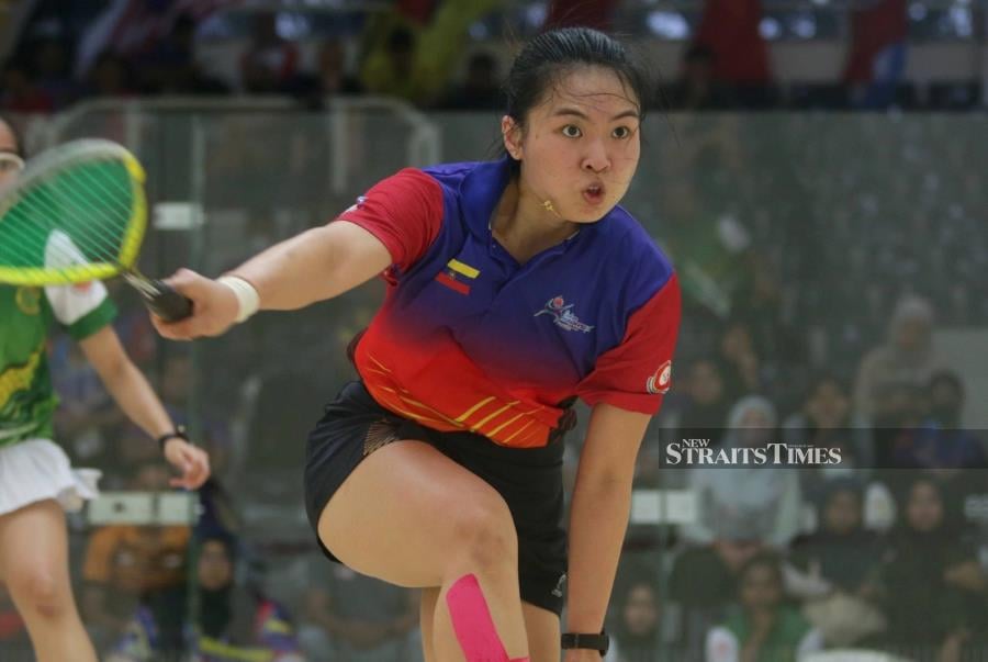 National squash player Chan Yiwen failed to live up to her top billing in International Madeira Island Tournament in Funchal, Portugal today. - NSTP file pic