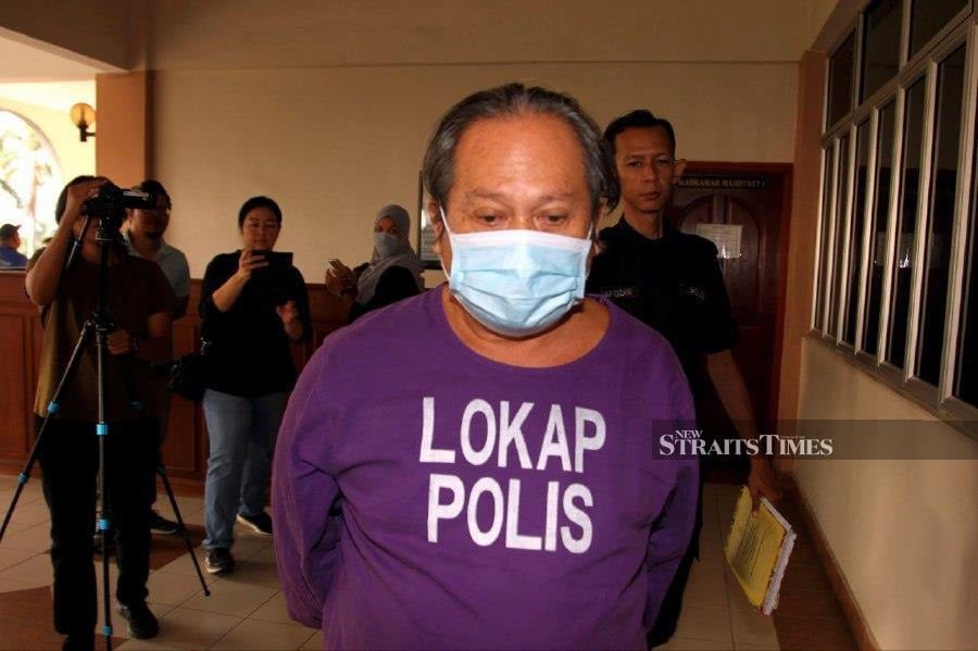 The accused, Chee Kooi Heng, 63, nodded after the charges were read out by an interpreter in front of Magistrate Nurul Izalina Rajaai. - NSTL/MUHAMAD LOKMAN KHAIRI