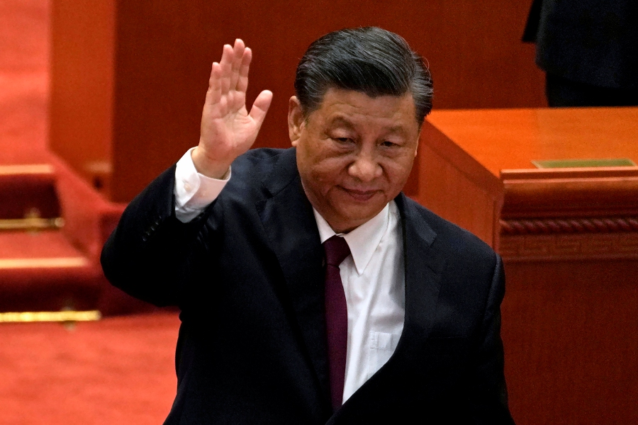 FILE - Chinese President Xi Jinping attends a commendation ceremony for role models of the Beijing Winter Olympics and Paralympics at the Great Hall of the People on April 8, 2022, in Beijing. When Xi Jinping came to power in 2012, it wasn't clear what kind of leader he would be. His low-key persona during a steady rise through the ranks of the Communist Party gave no hint that he would evolve into one of modern China's most dominant leaders, or that he would put the economically and militarily ascendant country on a collision course with the U.S.-led international order. - AP pic