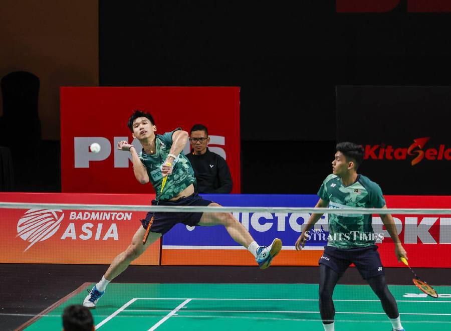 Despite crashing out in the quarter-finals of the Swiss Open on Friday, national men’s pair Choong Hon Jian-Haikal Nazri must surely be considered for the Thomas Cup next month. - NSTP/ASWADI ALIAS