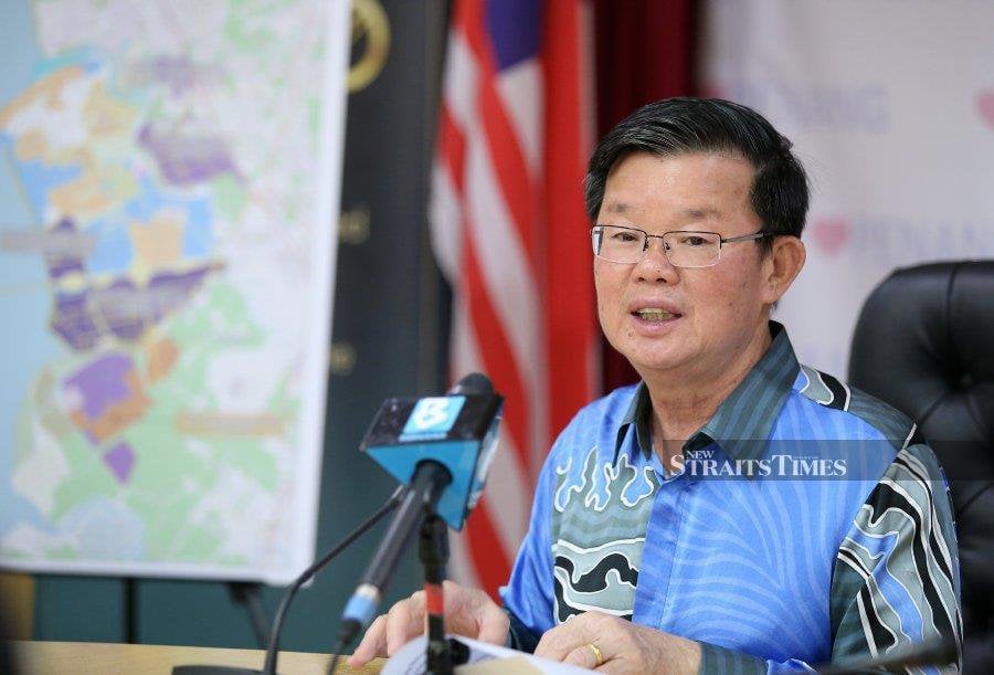 Penang chief minister Chow Kon Yeow said both Penang and Malaysia were seeing many more enquiries and investments inflow as a result of that. - NSTP/MIKAIL ONG