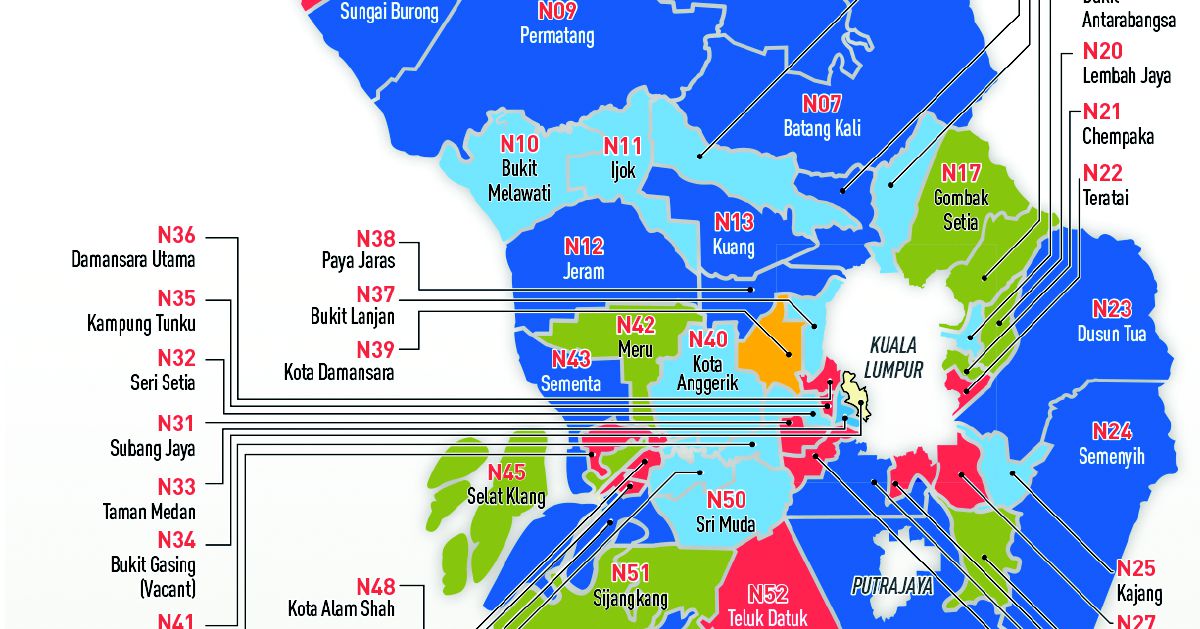 Ge14 3 Cornered Fights On The Cards In Selangor