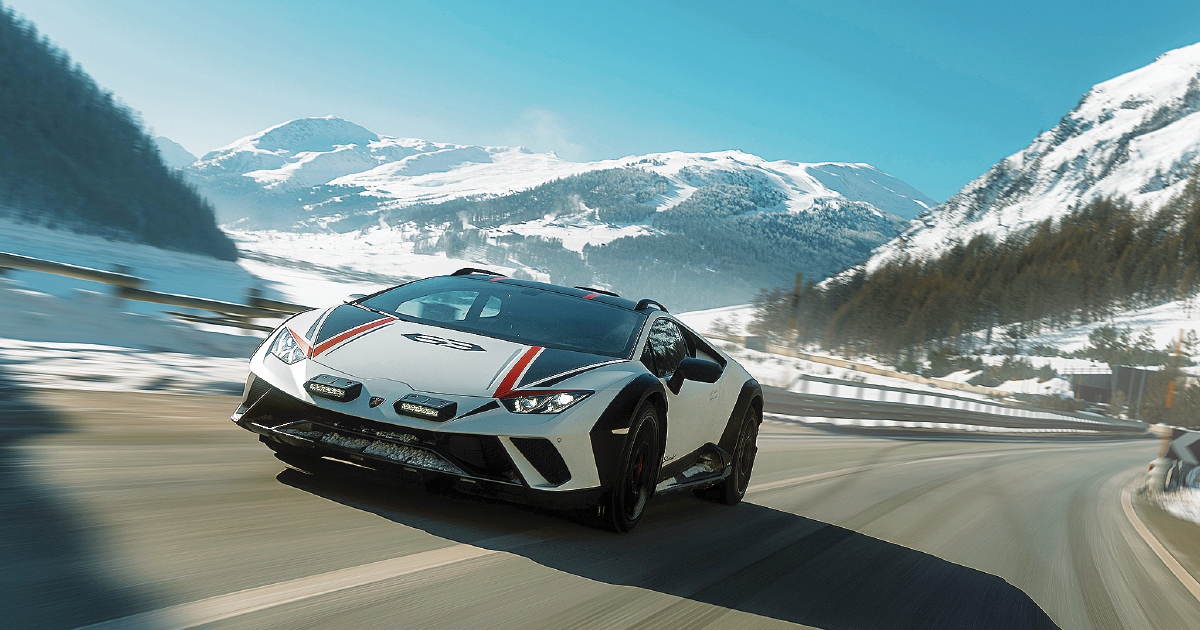 Lamborghini S Huracan Sterrato Conquers The Snow New Straits Times