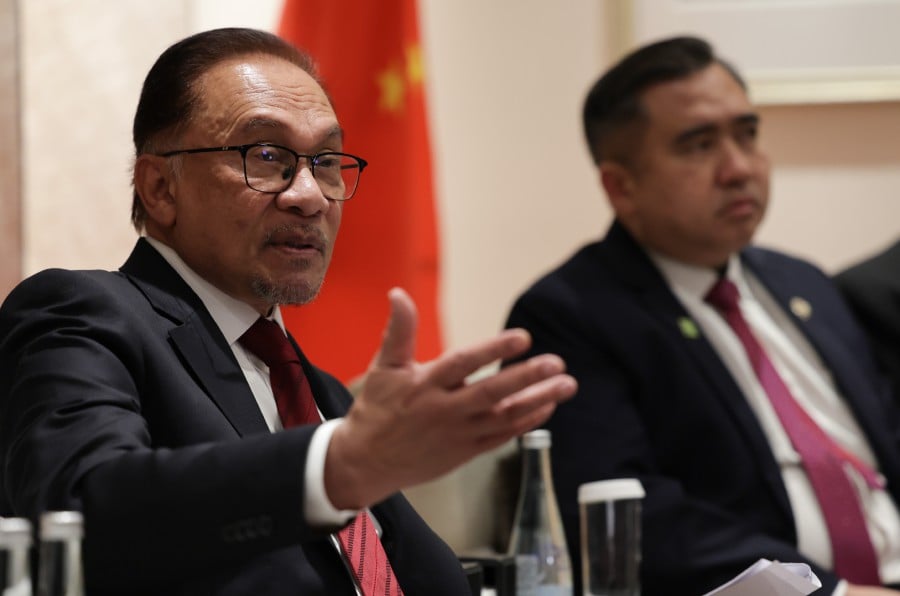Prime Minister Datuk Seri Anwar Ibrahim said this strategic cooperation includes politics, trade and investment. - Bernama pic