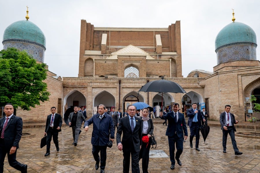 Hazrati Imam Complex is the religious heart of Tashkent with several well restored mosques, madrasas museums and other pilgrimage sites. - Bernama pic