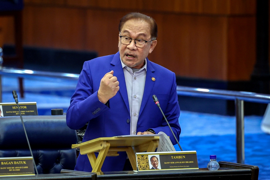 Prime Minister Datuk Seri Anwar Ibrahim is scheduled to make a one-day visit to Sabah and the Federal Territory of Labuan today. - BERNAMA pic
