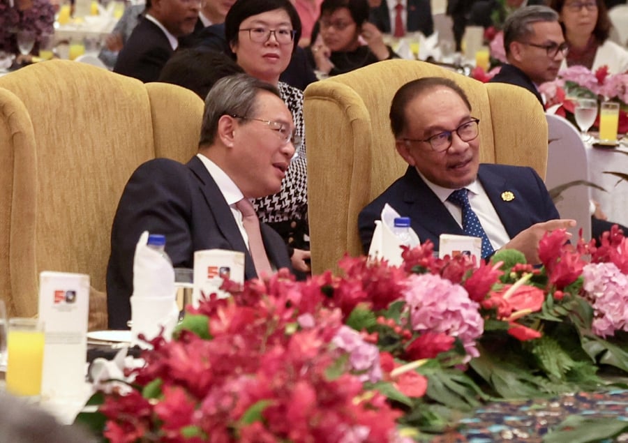 Highlighting recent discussions with Chinese Premier Li Qiang, Anwar Ibrahim said it reaffirmed his belief in the friendly, courteous, and respectful nature of Chinese leadership towards Malaysia. - BERNAMA pic