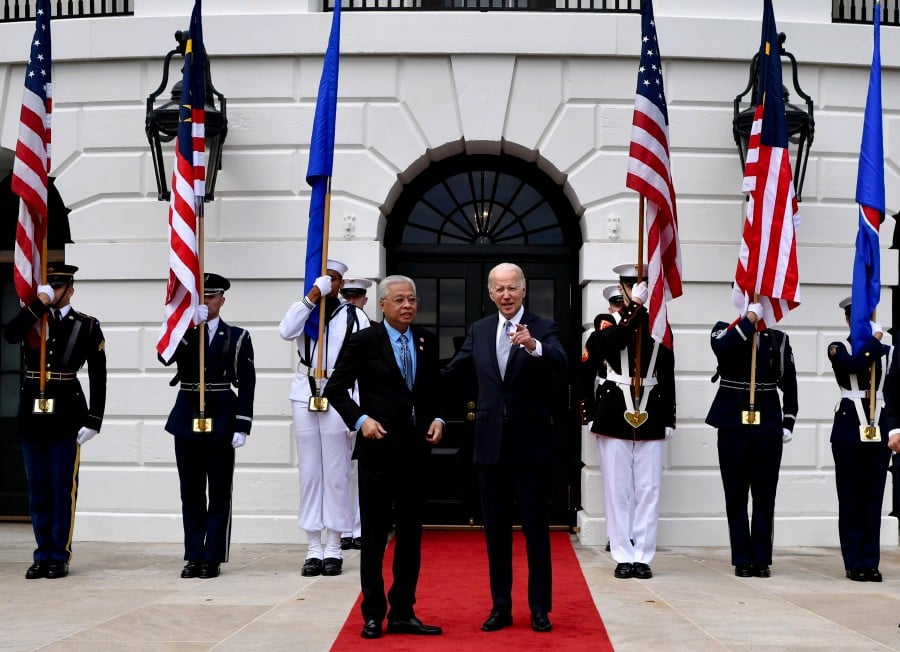 PM Ismail Sabri meets President Biden, Asean leaders at White House