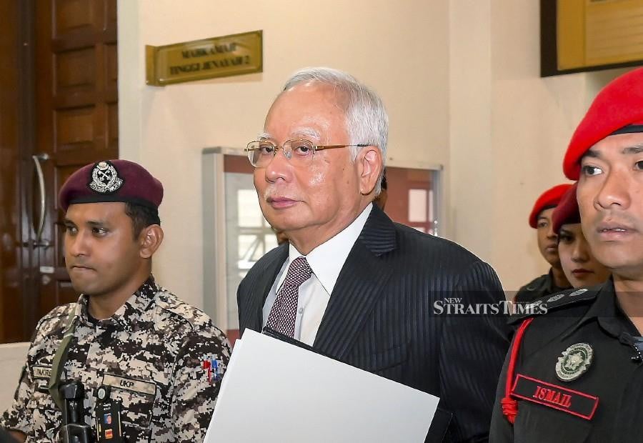 Former prime minister Datuk Seri Najib Razak is serving his prison term at the Kajang Prison. NSTP Pic