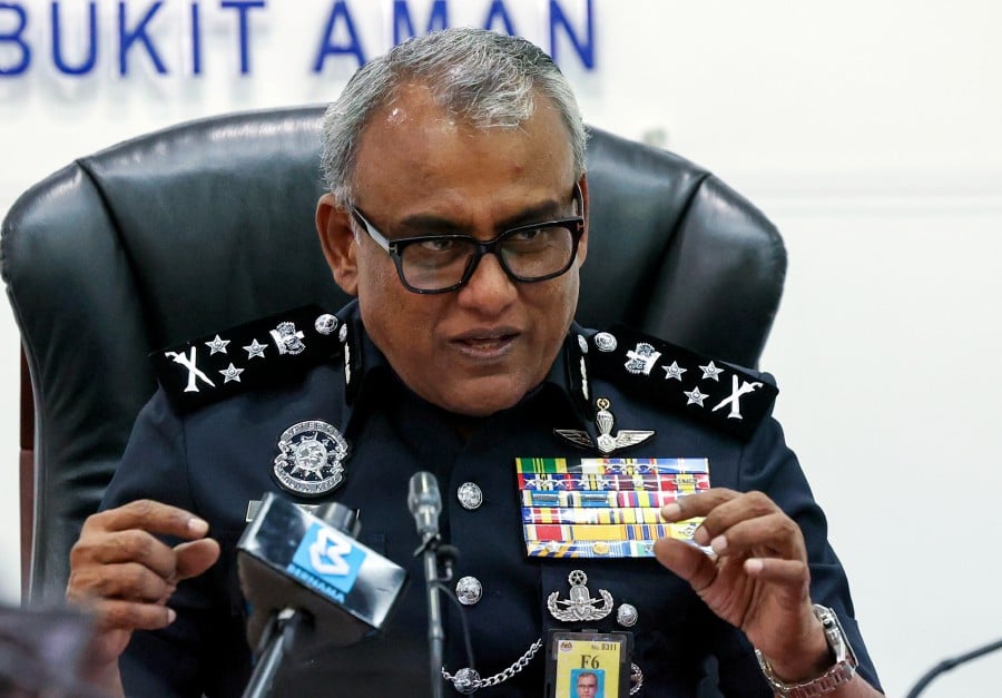 Bukit Aman Commercial Crime Investigation Department (CCID) director Datuk Seri Ramli Mohamed Yoosuf during an interview with Bernama recently. BERNAMA PIC