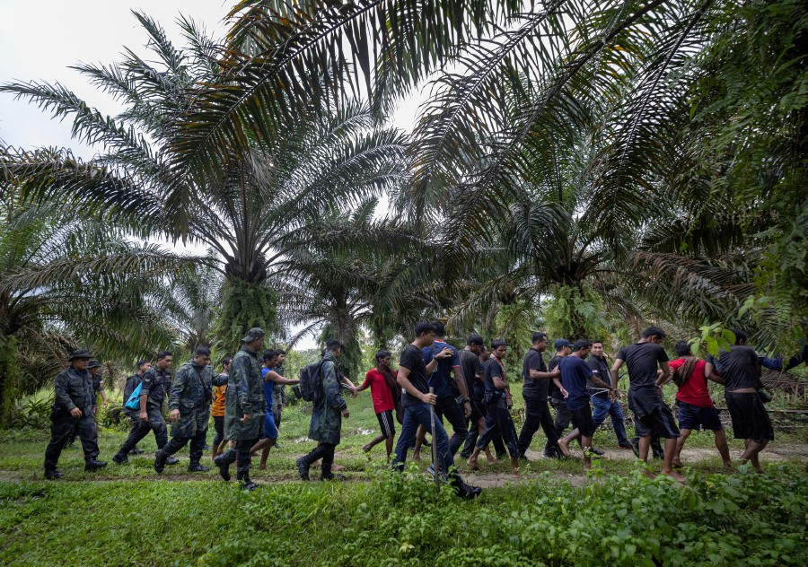 A total of 39 of the 131 illegal immigrants who escaped from the Temporary Immigration Depot in Bidor on Thursday have been recaptured as of 8 pm tonight. BERNAMA PIC