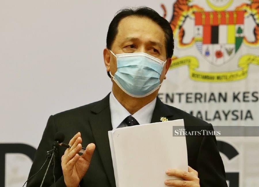 The Health Ministry has detected 17 locally transmitted Covid-19 cases with the South African variant B.1.351, said Health director-general Tan Sri Dr Noor Hisham Abdullah.  - NSTP file pic