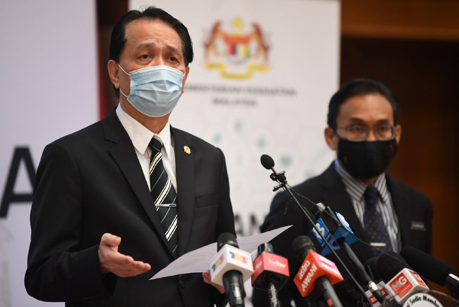 Health Director-general Tan Sri Dr Noor Hisham Abdullah said that data is gathered through an information system used by state Health Departments to key in daily caseloads. - Bernama pic