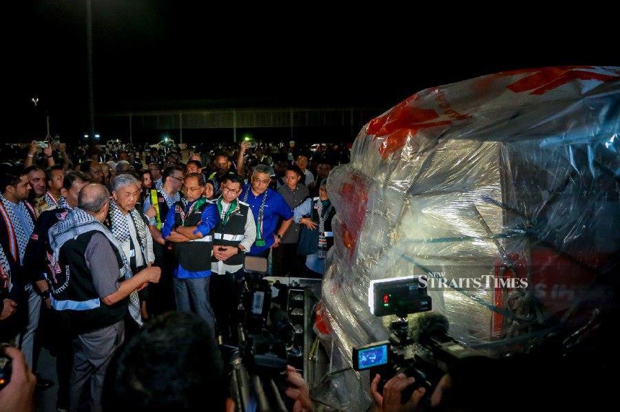 Part of the Humanitarian Trust Fund for the People of Palestine (AAKRP) will be used for Palestinian students in Malaysia, said Deputy Prime Minister Datuk Seri Dr Ahmad Zahid Hamidi. - NSTP/ASYRAF HAMZAH