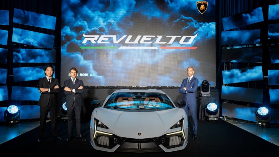 Marking the brand's 60th anniversary, the successor to the flagship Aventador is also the Italian luxury super car manufacturer's first super sports 6.5-litre V12 hybrid plug-in HPEV.