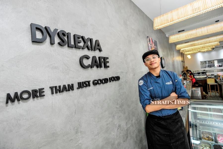 Amer, who has experience working at a renowned hotel, is planning to open another cafe with the same concept in Kuala Lumpur and provide job opportunities to Persons With Disabilities and individuals with the same learning disorder as him. - NSTP/AIZUDDIN SAAD
