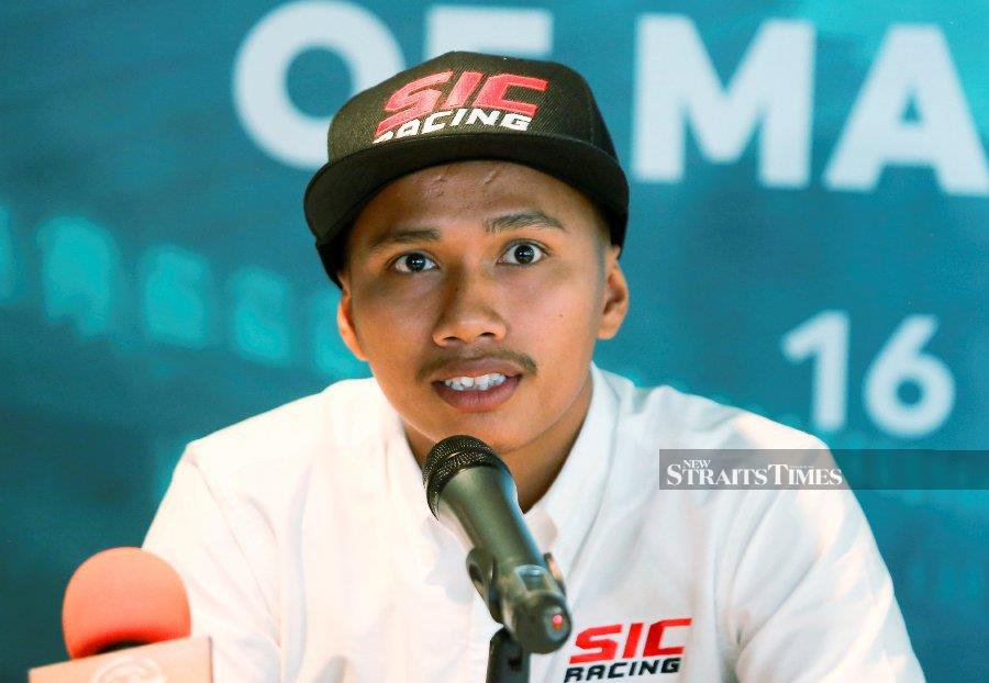 Up-and-coming rider Syarifuddin Azman will compete in the Moto3 event at the Malaysian Grand Prix in Sepang from Oct 21-23 as a wildcard. - NSTP/GENES GULITAH