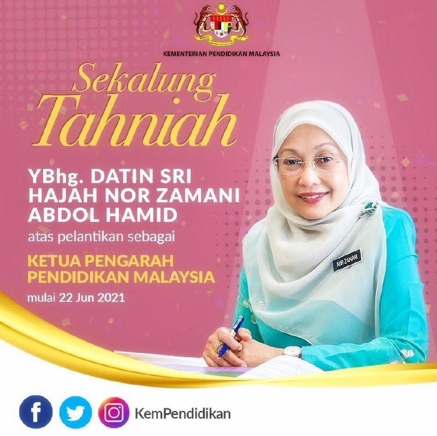 Nor Zamani Abdol Hamid appointed Education Ministry's DG | New Straits ...