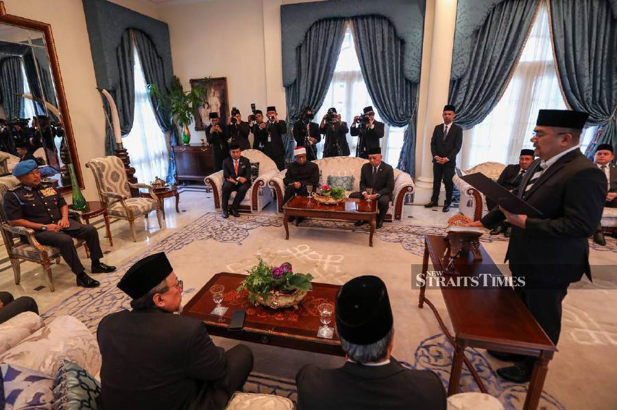 First-term Pelangai assemblyman Datuk Amizar Abu Adam was appointed as a Pahang executive council member today. - NSTP/ LUQMAN HAKIM ZUBIR