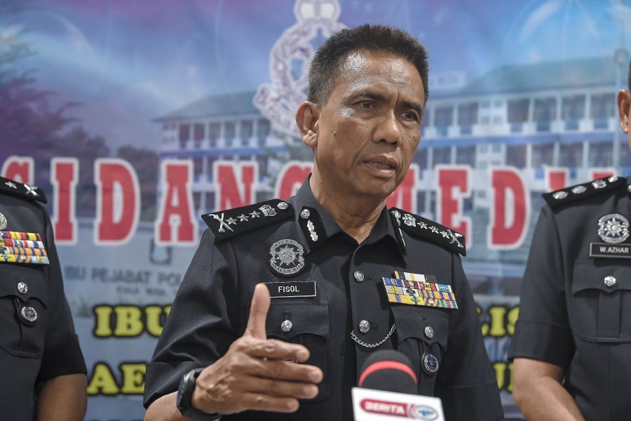 Kedah police chief Datuk Fisol Salleh said state police are fully prepared to assist if the suspect is found in the state. - Bernama pic